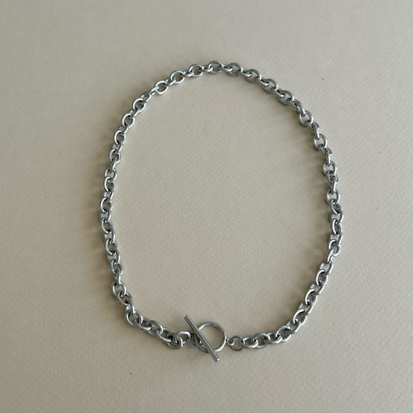 Silver Chain Necklace #2037 - Picture 2 of 5